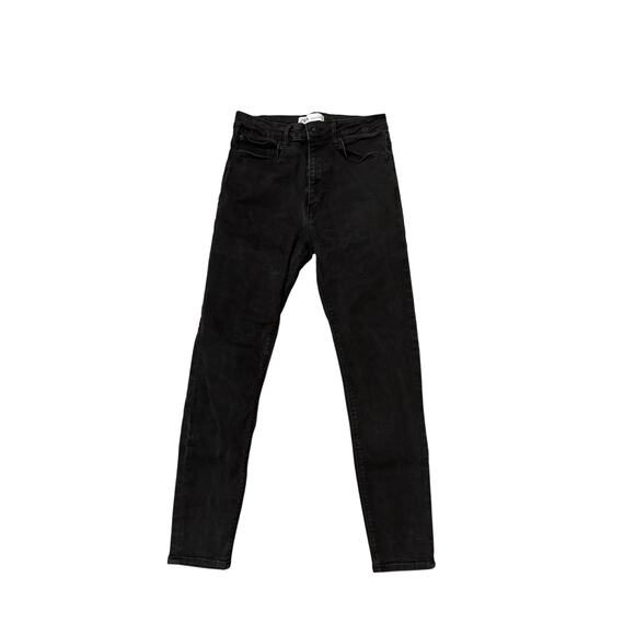 Zara Black Skinny Ankle Jeans - Size 8 - Picture 2 of 4